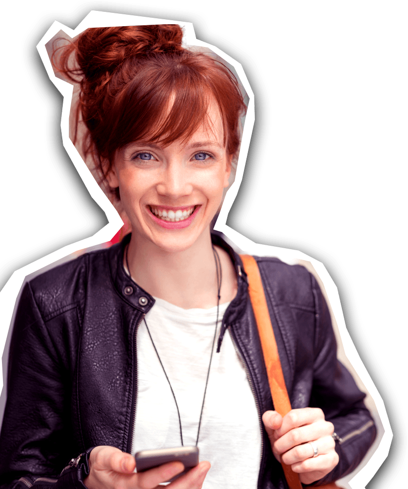 Une jeune travailleur décontractée